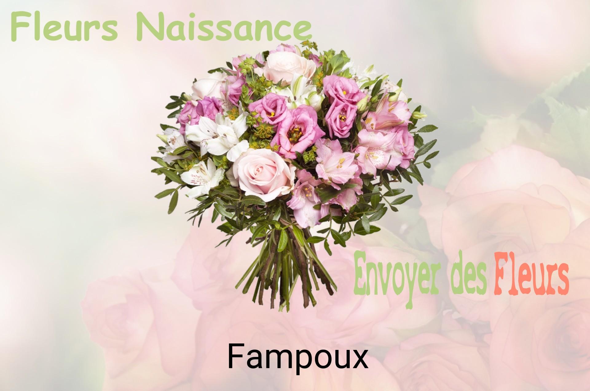 Bouquet de fleurs de naissance livré à Fampoux