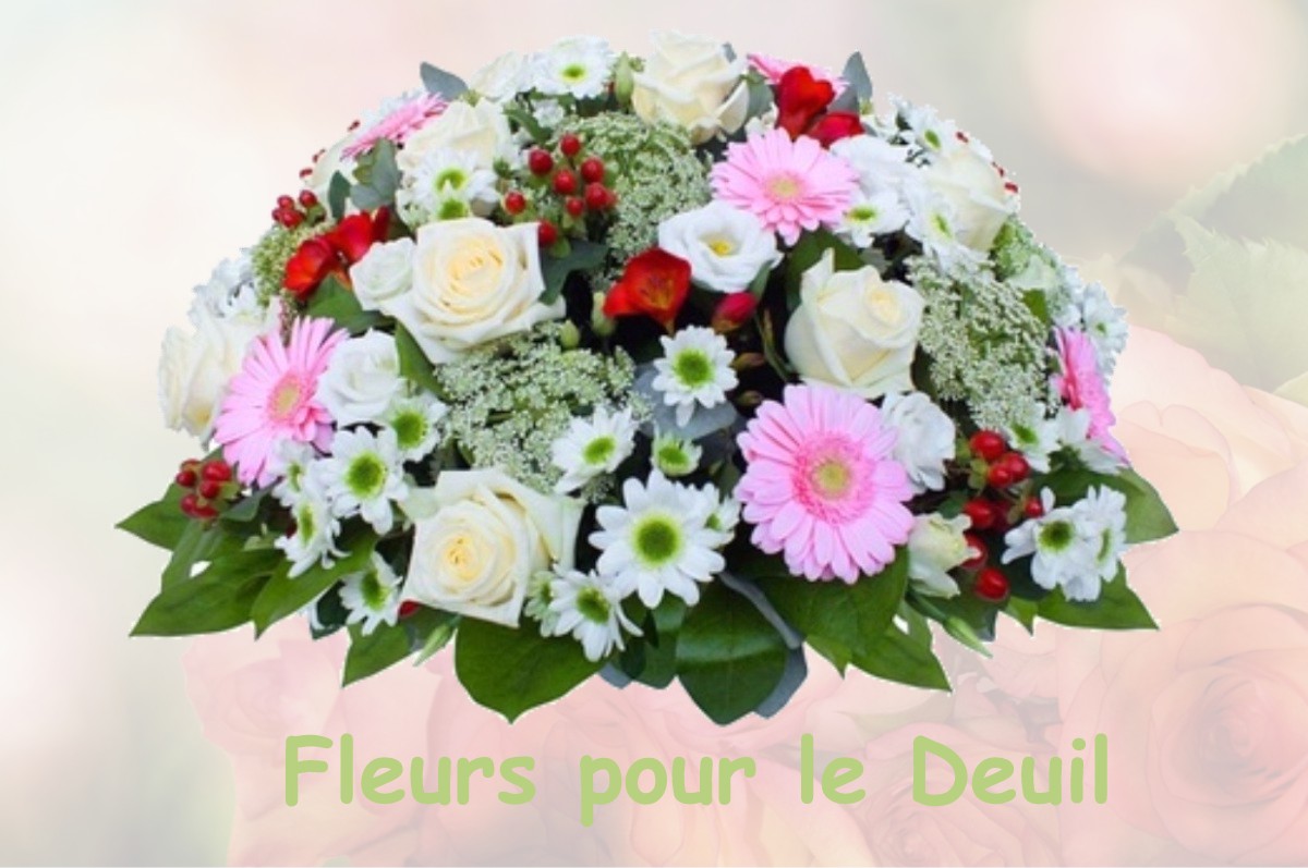 fleurs deuil FAMPOUX